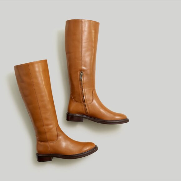 Madewell NN035 The Drumgold Boot in Sepia Brown Leather New size 7.5 M - Picture 1 of 10